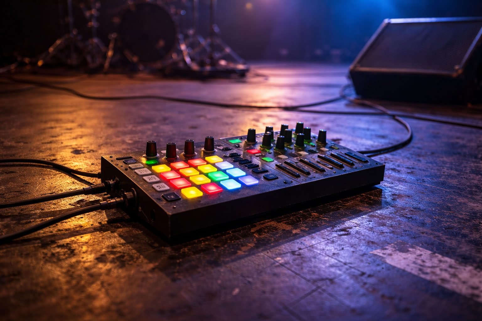 Limitações de cena e variações ao vivo no palco